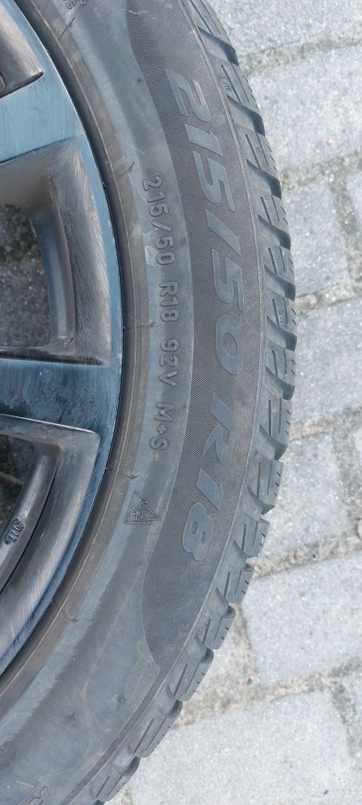 Koła opony 18 cali Pirelli zimowe felgi Autec