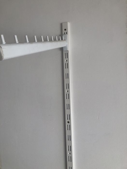 Рейка подвійна біла.2 м.