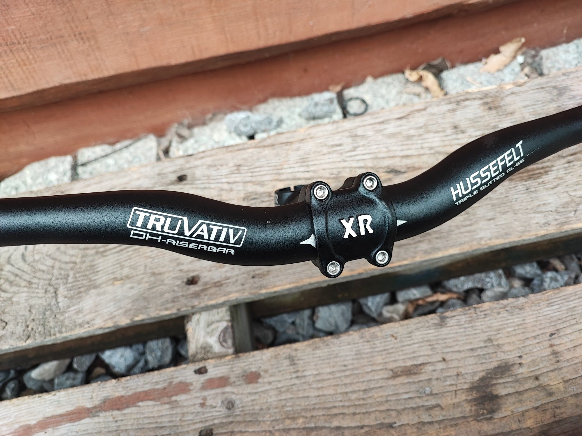 Kierownica i mostek rowerowy Truvativ Hussefelt XR alu 31.8 Retro MTB