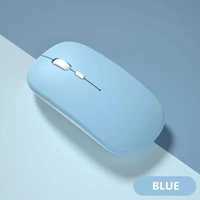 Niskoprofilowa Mysz Bezprzewodowa do Notebooka - Niebieska - Błękitna