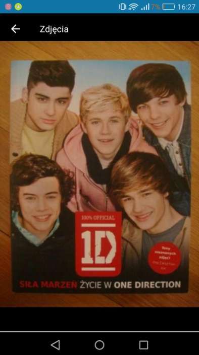 One Direction sila marzeń książka biografia 1D na prezent