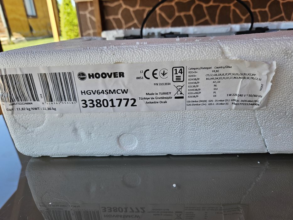 Płyta gazowa firmy Hoover