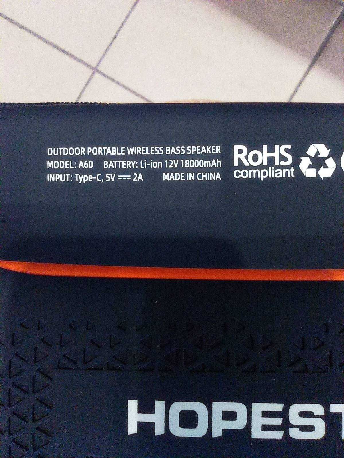 Hopestar A60 100w - Bluetooth колонки чорні  (Оригінал) Є в наявності