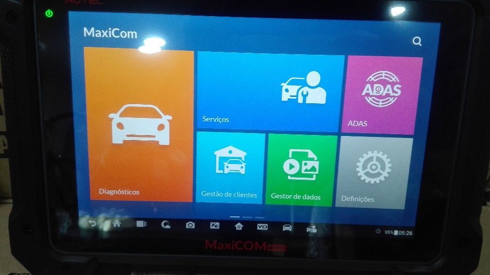 Máquina diagnostico Multimarcas Original Autel MaxiCom Pro Mk908P Diag