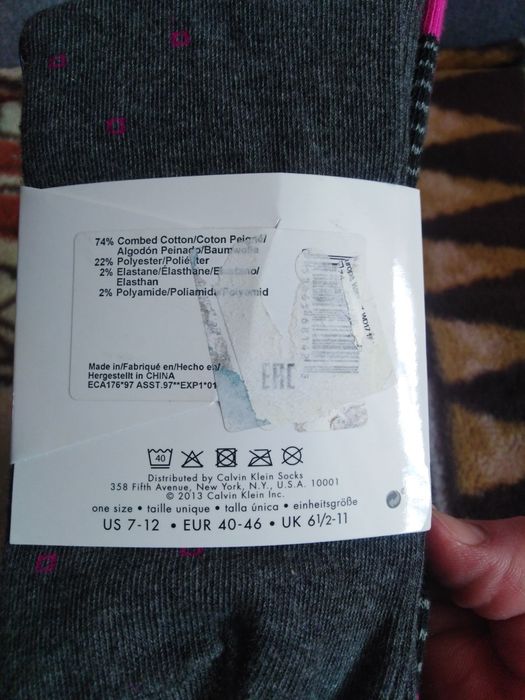 Skarpety nowe oryginalne/wizytowe Calvin Klein 40-46