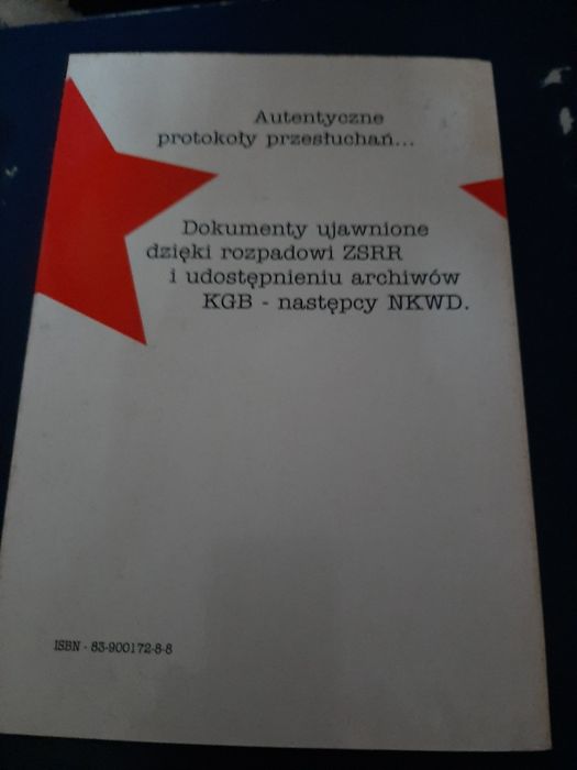 Sprawa  16-tu. Protokoły przesłuchań.gen. Okulickiego.Niedżwiadka "