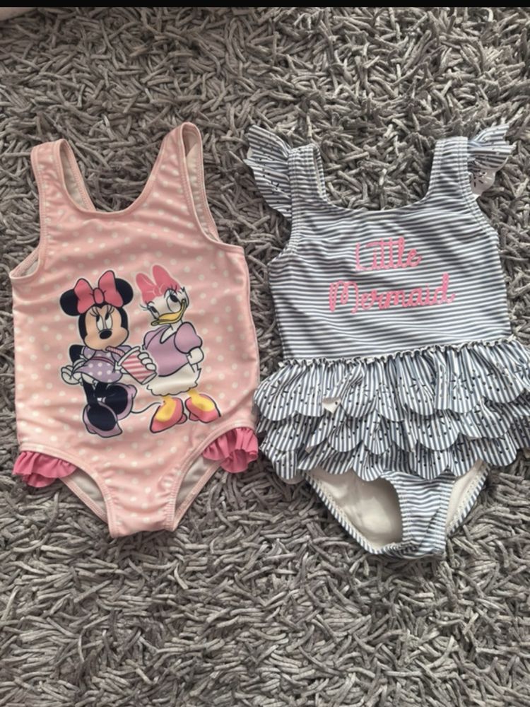 Stroje kąpielowe dziewczęce z falbankami Minnie Cool club