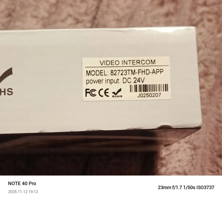 Wi-Fi відеодомофон 7" FHD/T з підтримкою Tuya Smart Black