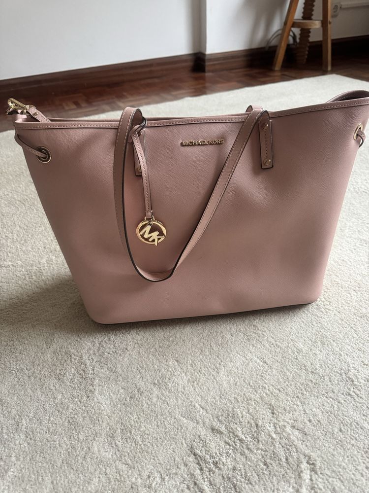 Michael Kors original mala Tote rosa claro