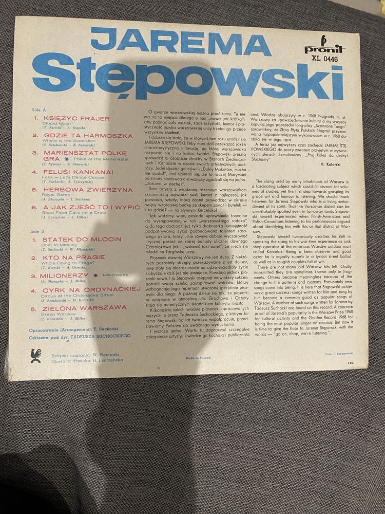 Plyta winylowa ksiezyc frajer jarema stepowski  xl 0446