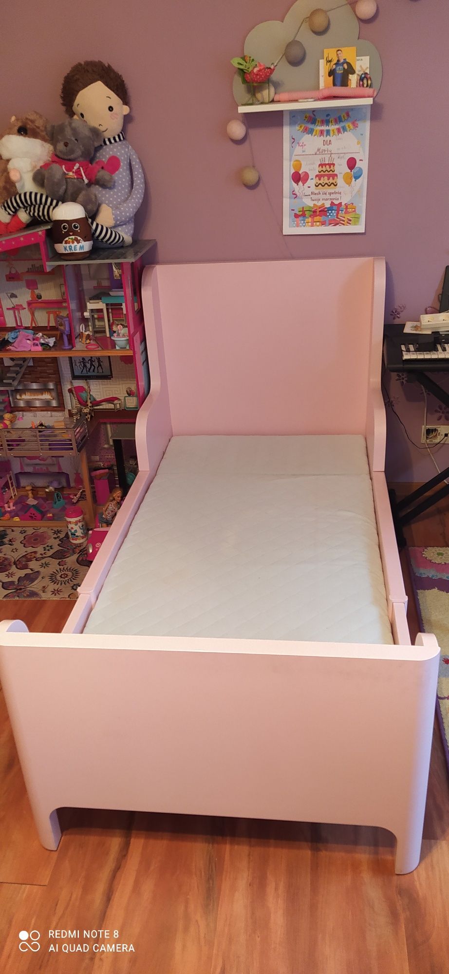 Łóżko dziecięce Ikea rosnące wraz z dzieckiem BUSUNGE