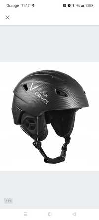 Kask narciarski Black Crevice 55-56 cm