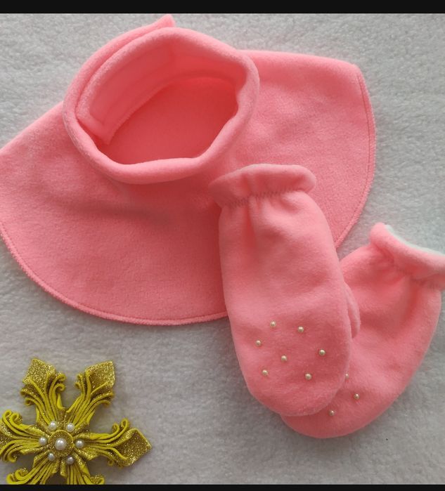 Хомут, снуд, манішка, рукавички