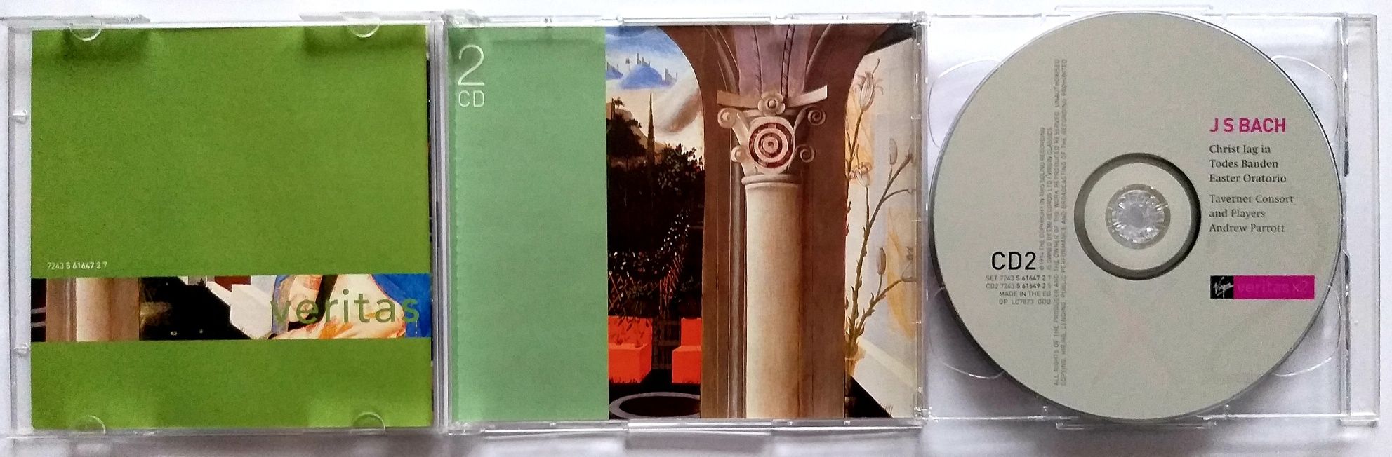 J S Bach Magnificat Easter Oratorio Andrew Parrott 2CD 1999r
