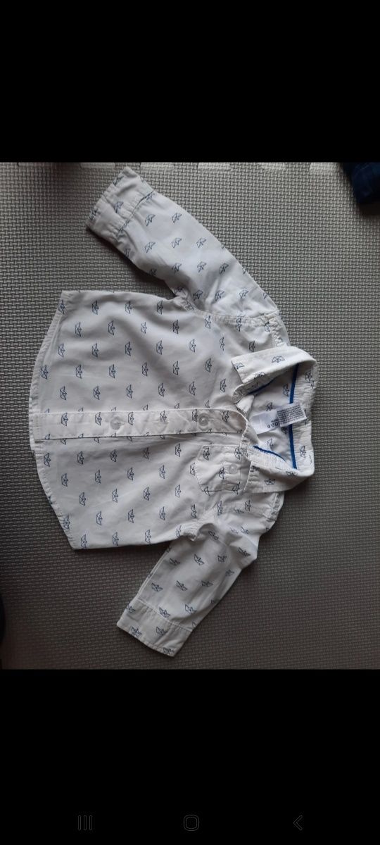 Elegancka koszula chłopięca baby club rozmiar 62