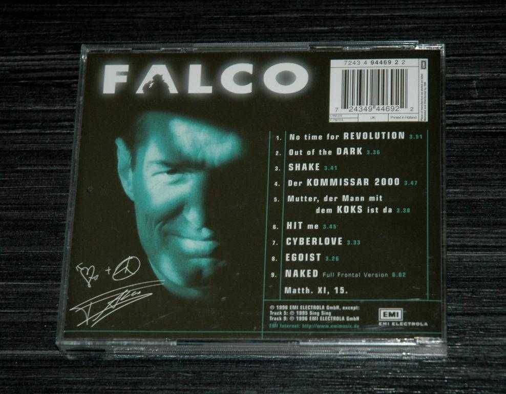 FALCO - Out Of The Dark (Into The Light). 1998 EMI.