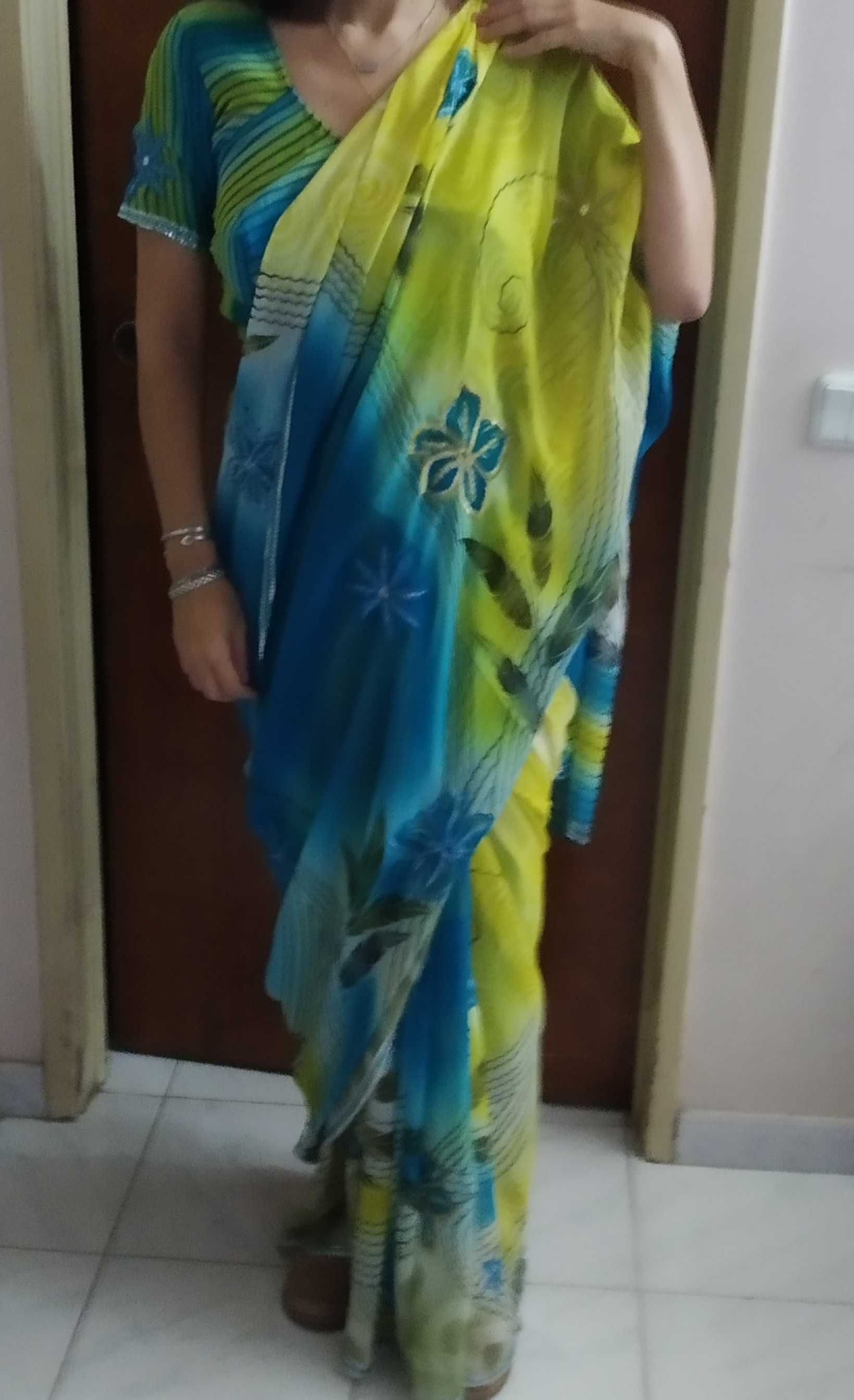 Saree roupa indiana sari