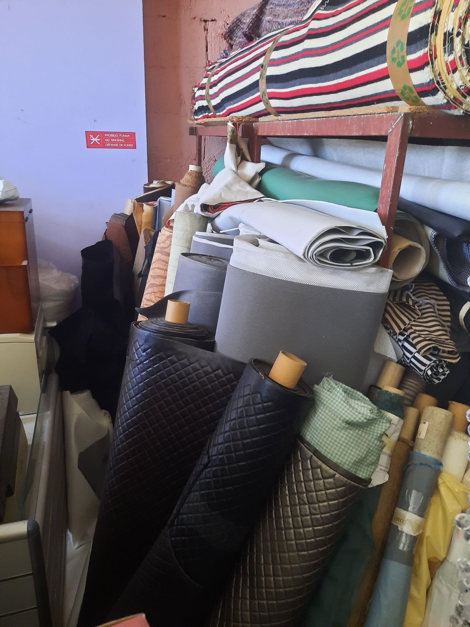Lote de sinteticos, forros ,malhas