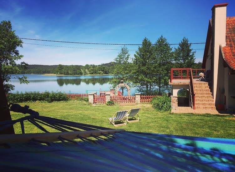 MAZURY dom nad jeziorem na Mazurach, pomost, sauna, 11 kw EV Charger