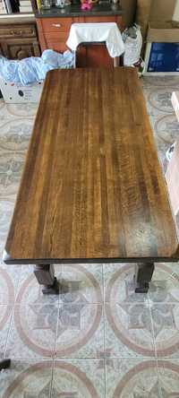 Meble Stół krzesła dębowe holenderskie konkretne