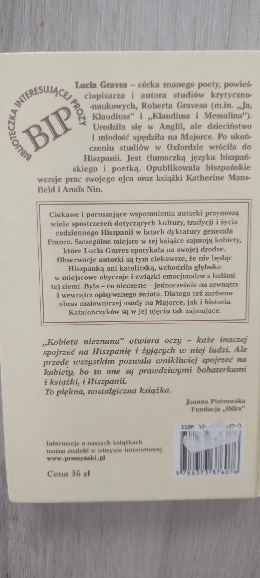 Kobieta nieznana Lucia Graves