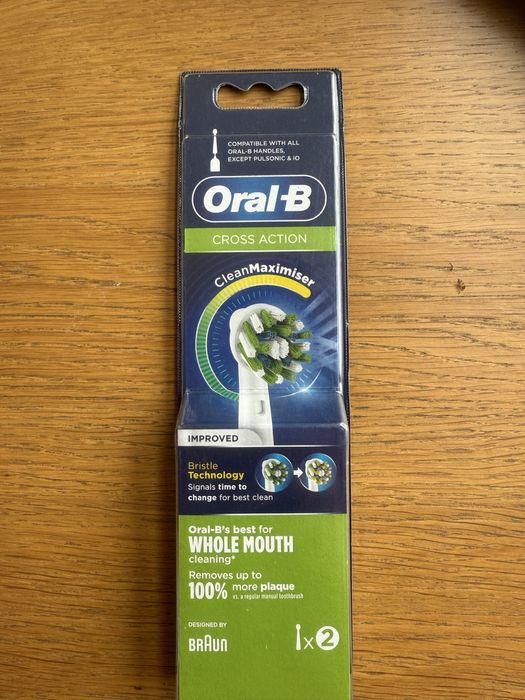 Końcówki do szczoreczrk oralb cross action