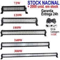 Barras led para Bombeiros 4x4 resgate e salvamento - envio 24h