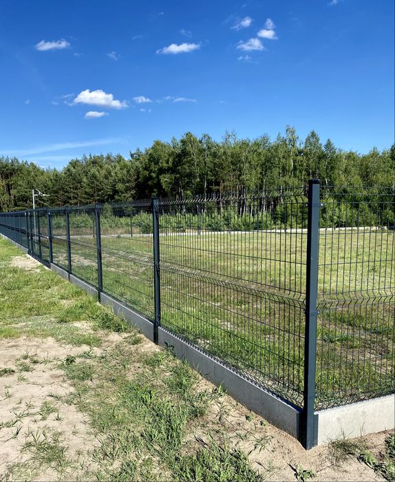 Mega Promocja! Ogrodzenie Panelowe 153cm Słupek Podmurówka Ogrodzenia