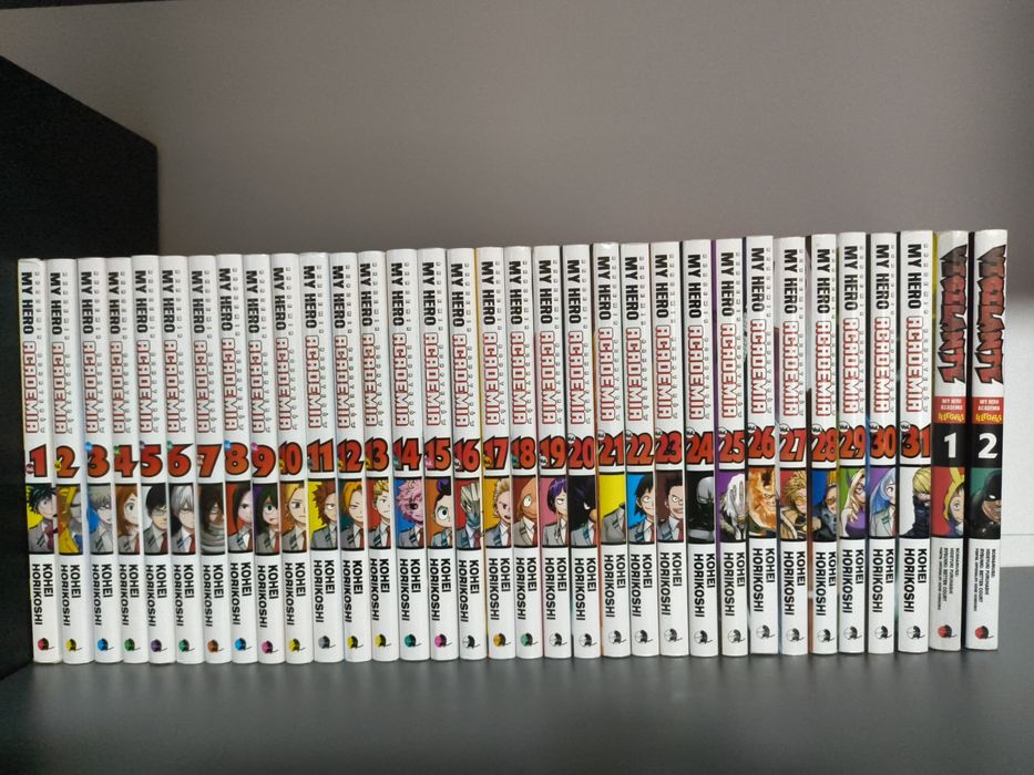 MY HERO ACADEMIA Tom 1-31, + 1-2 viglante