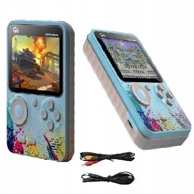 Mini retro Gameboy przenośna konsola z grami 500 gier kabel AV do TV