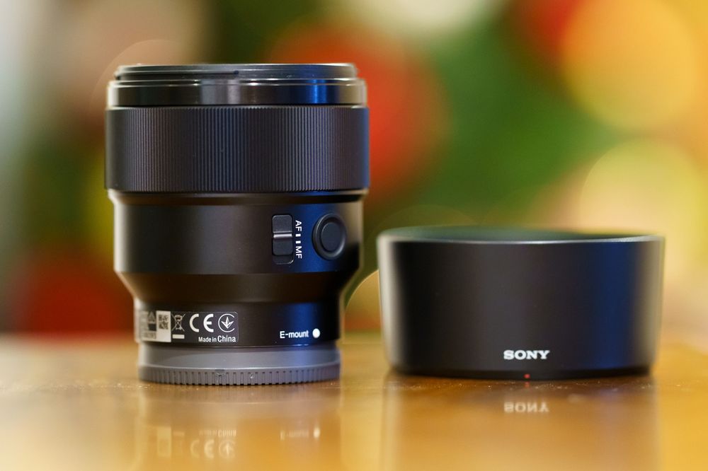 Objetiva Sony 85mm 1.8