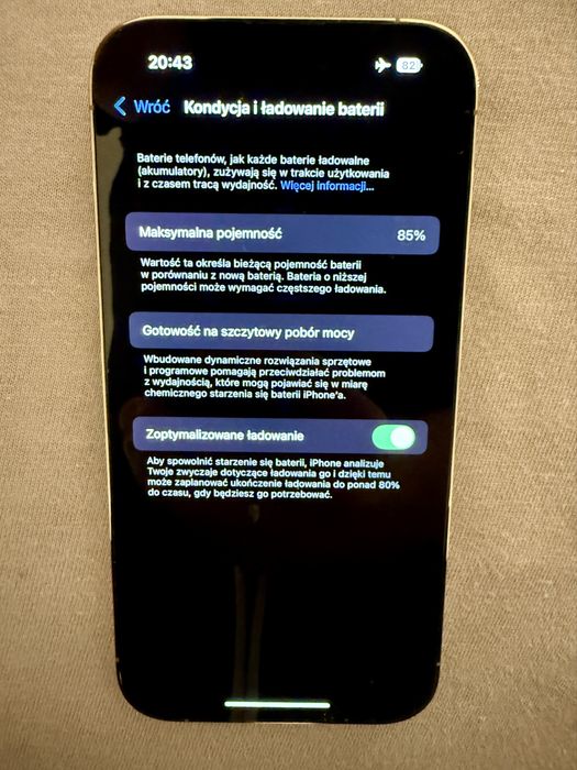 Sprzedam Iphone 14pro 256gb gold idealny