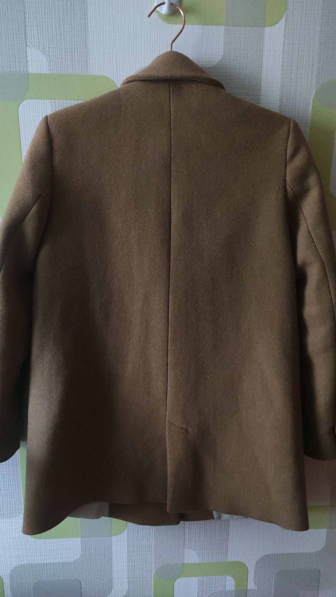 Zara пиджак женский шерстяной S-XS