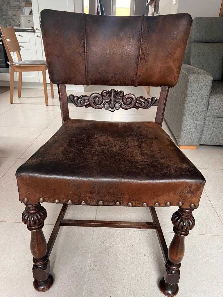 krzesła, stare meble, kolekcja
