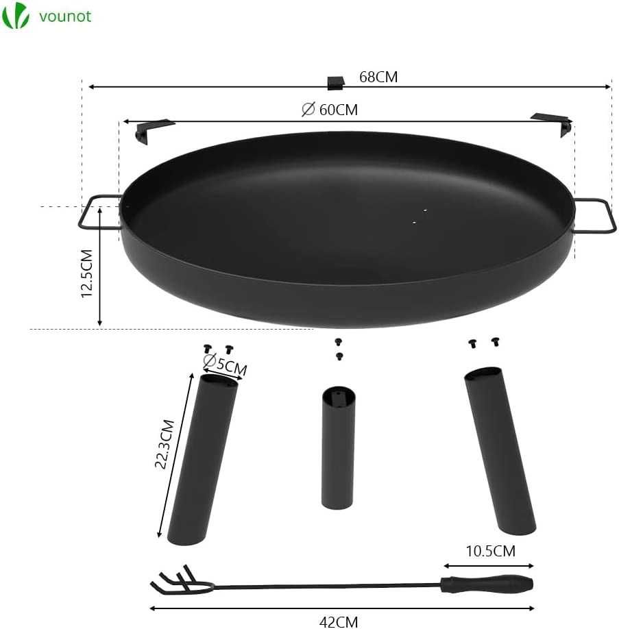 Braseiro exterior 60 cm