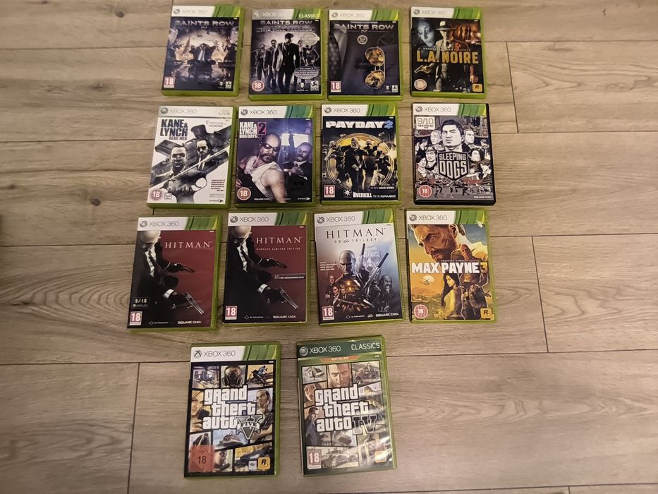 Xbox 360 zestaw wielu Gier
