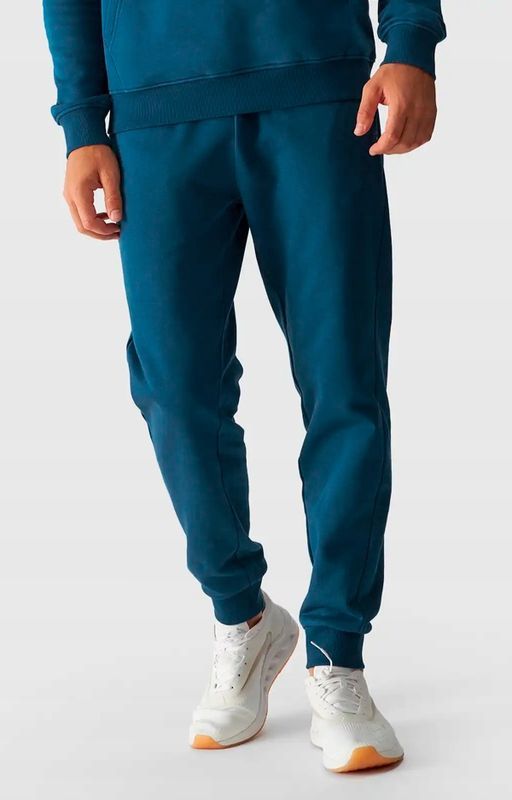 4f Ocieplane Męskie Spodnie Dresowe Dresy Joggery Bawełna / rozm Xxxl