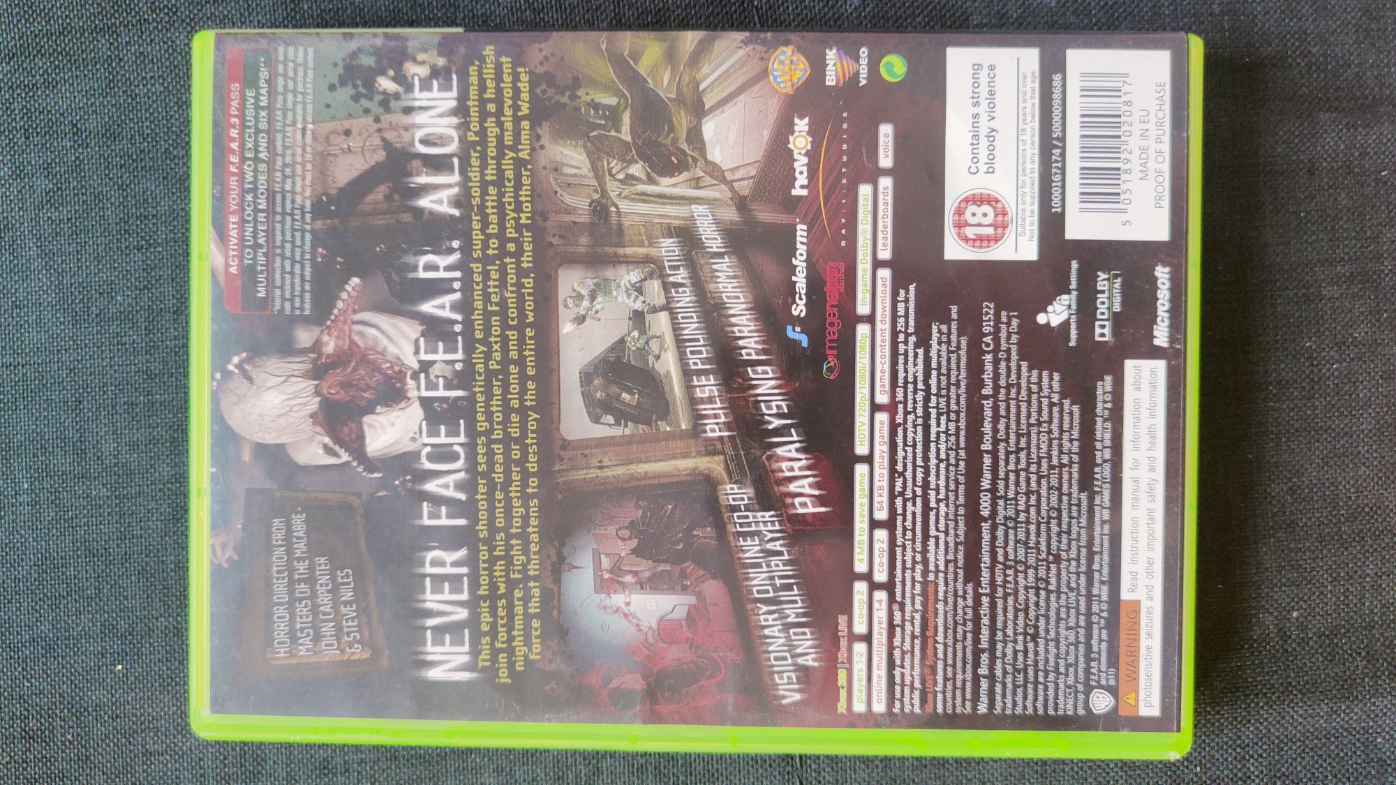 F.3.A.R. (Fear 3) - X360