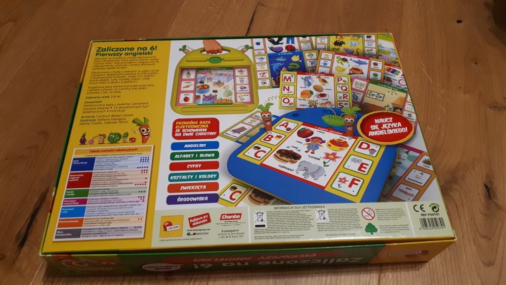 Interaktywna Marchewka Carotina pierwszy angielski zaliczone na 6