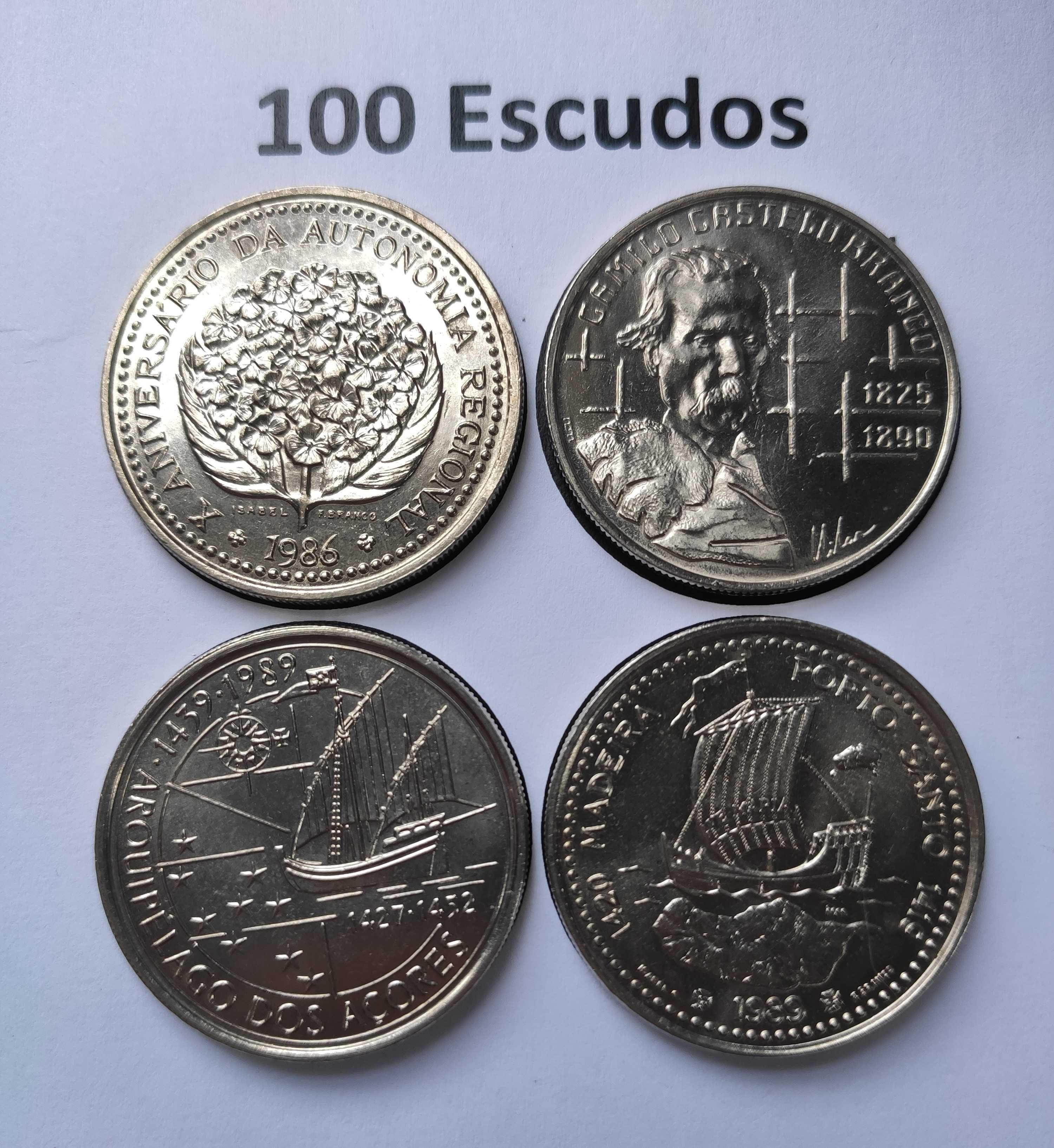 4 moedas de 100 Escudos – Várias (nº2)