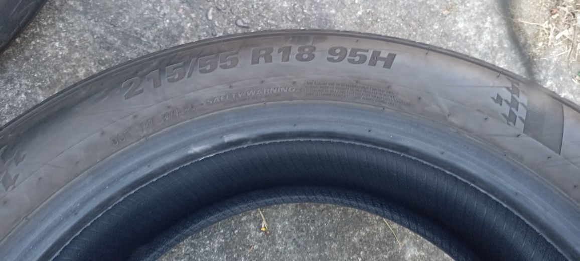 Opony letnie 215 55.18 95H kumho 2022r. 7.3-7 mm