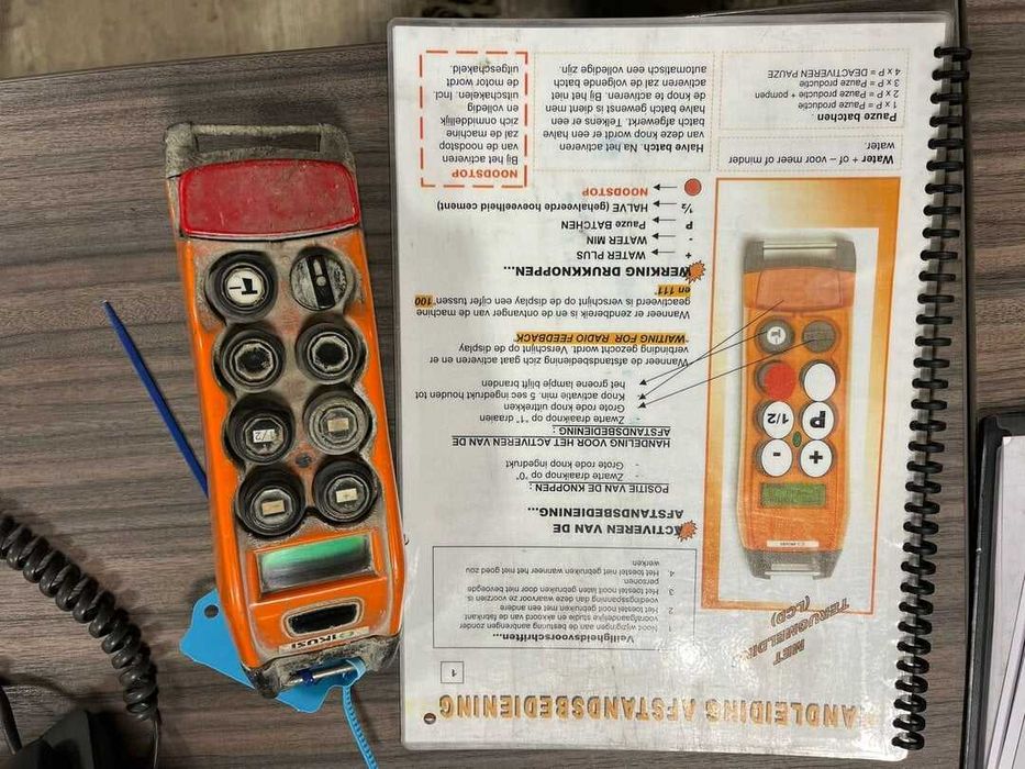 Naczepa mixokret  do posadzek transmix