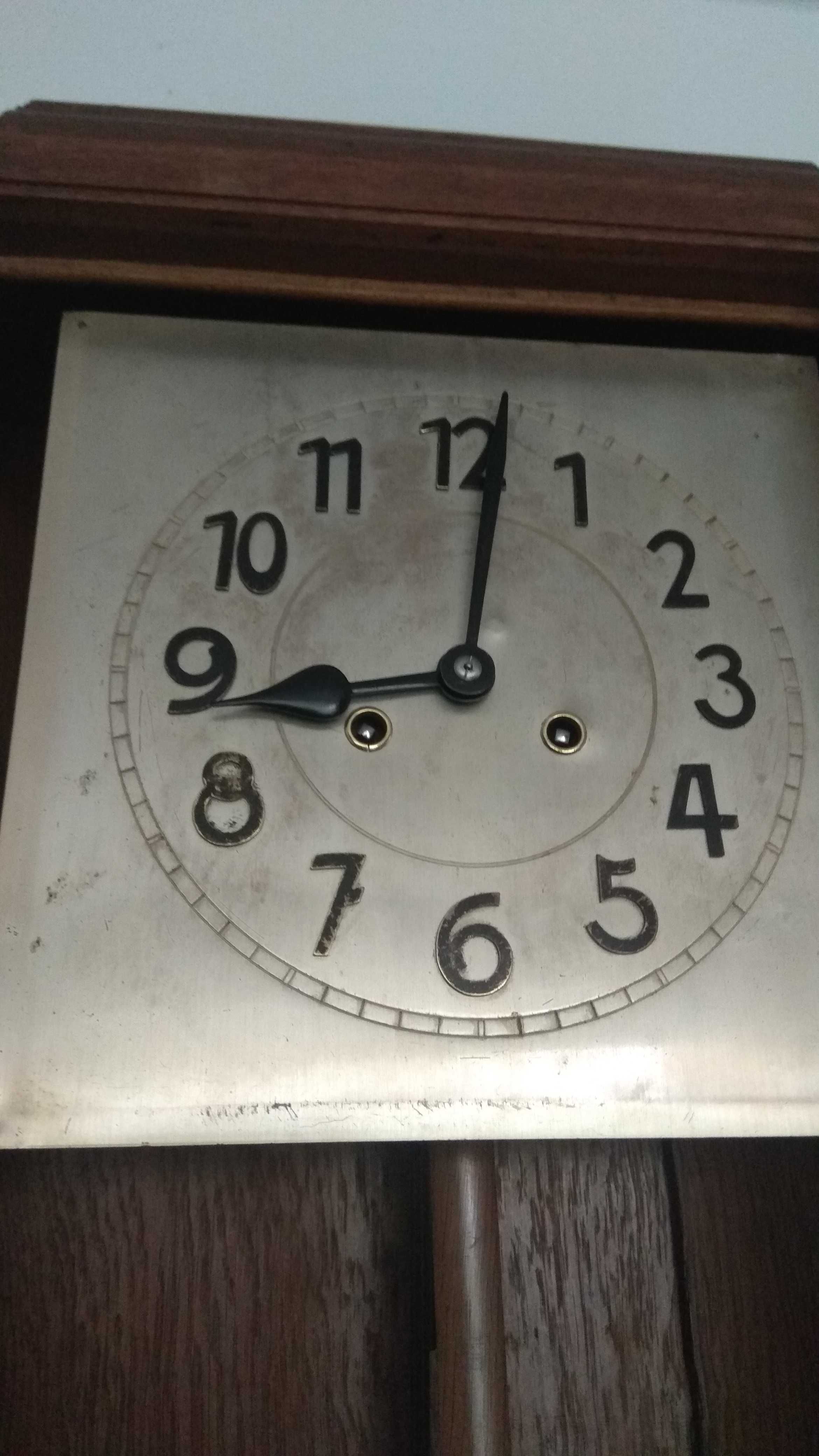 93 Stary zegar wiszący Kienzle Wotan Gong antyk