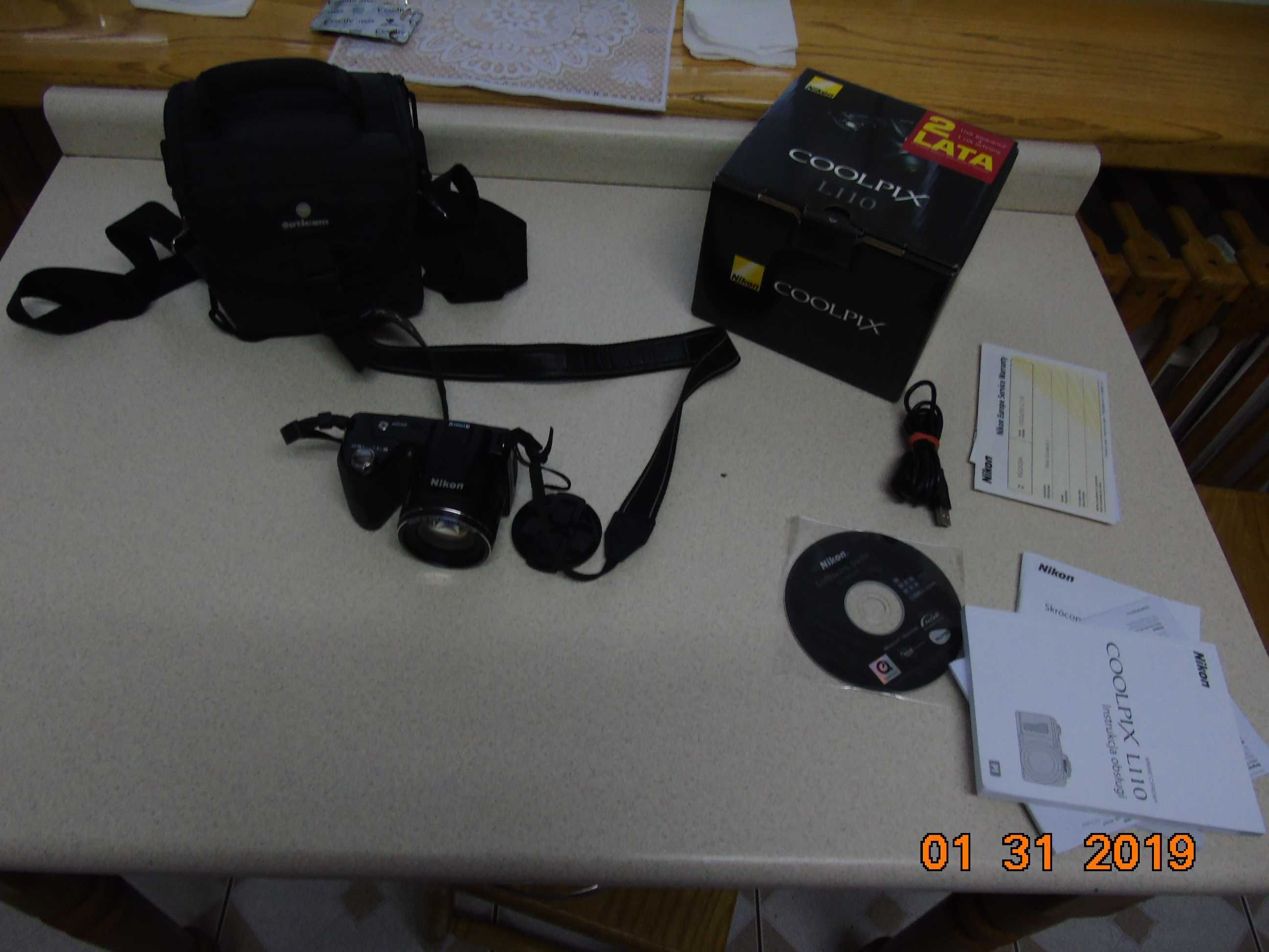 Sprzedam Aparat Nikon  coolpix L110 Uszkodzona lampa błyskowa