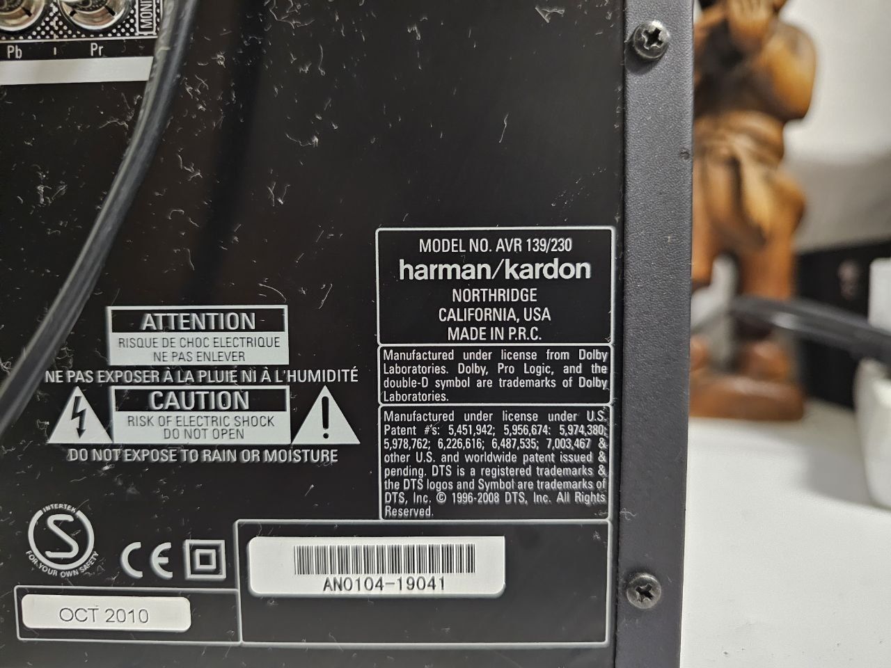 5.1 Amplituner Harman Kardon AVR 139/230 5 x 70 W