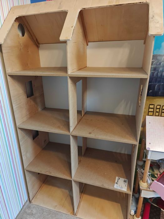 Duży Eko Domek dla lalek do własnej aranżacji