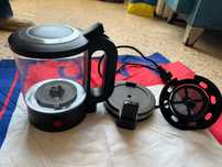 Chaleira usada de cha agua funciona coador