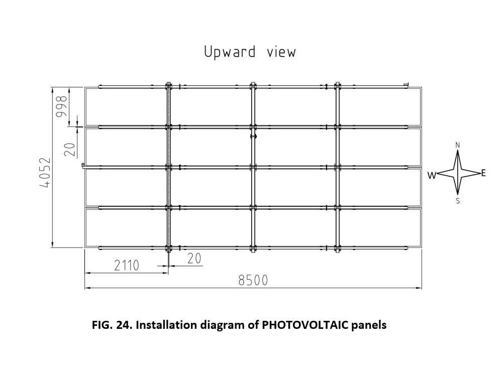 Seguidor Solar para 16 paineis completo by N-Volt pt