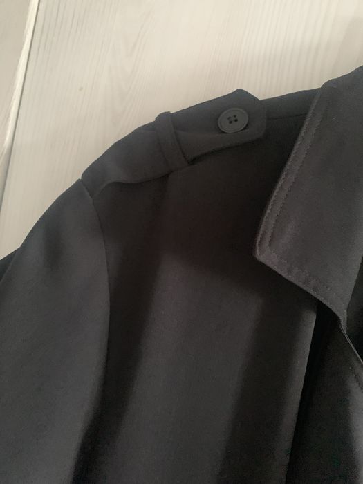 Płaszcz Kappahl M 40 42 oversize czarno prochowiec trencz płaszczyk