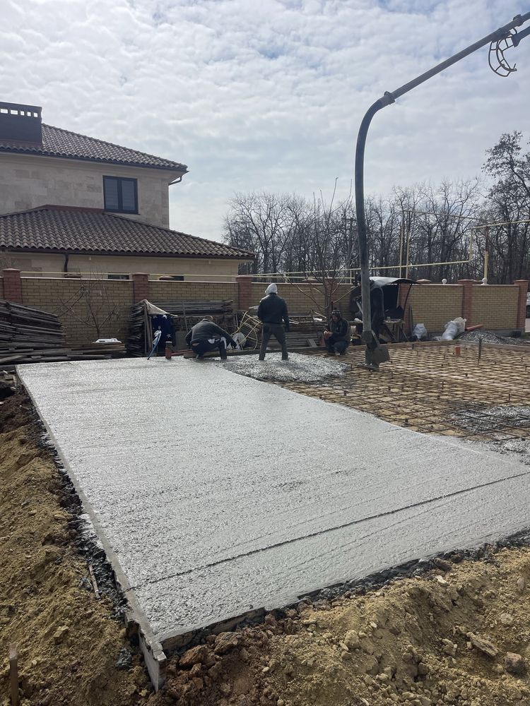 Залить бетонную площадку Киев